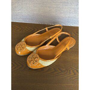 Tory Burch Randy Slingback Flats Size 6